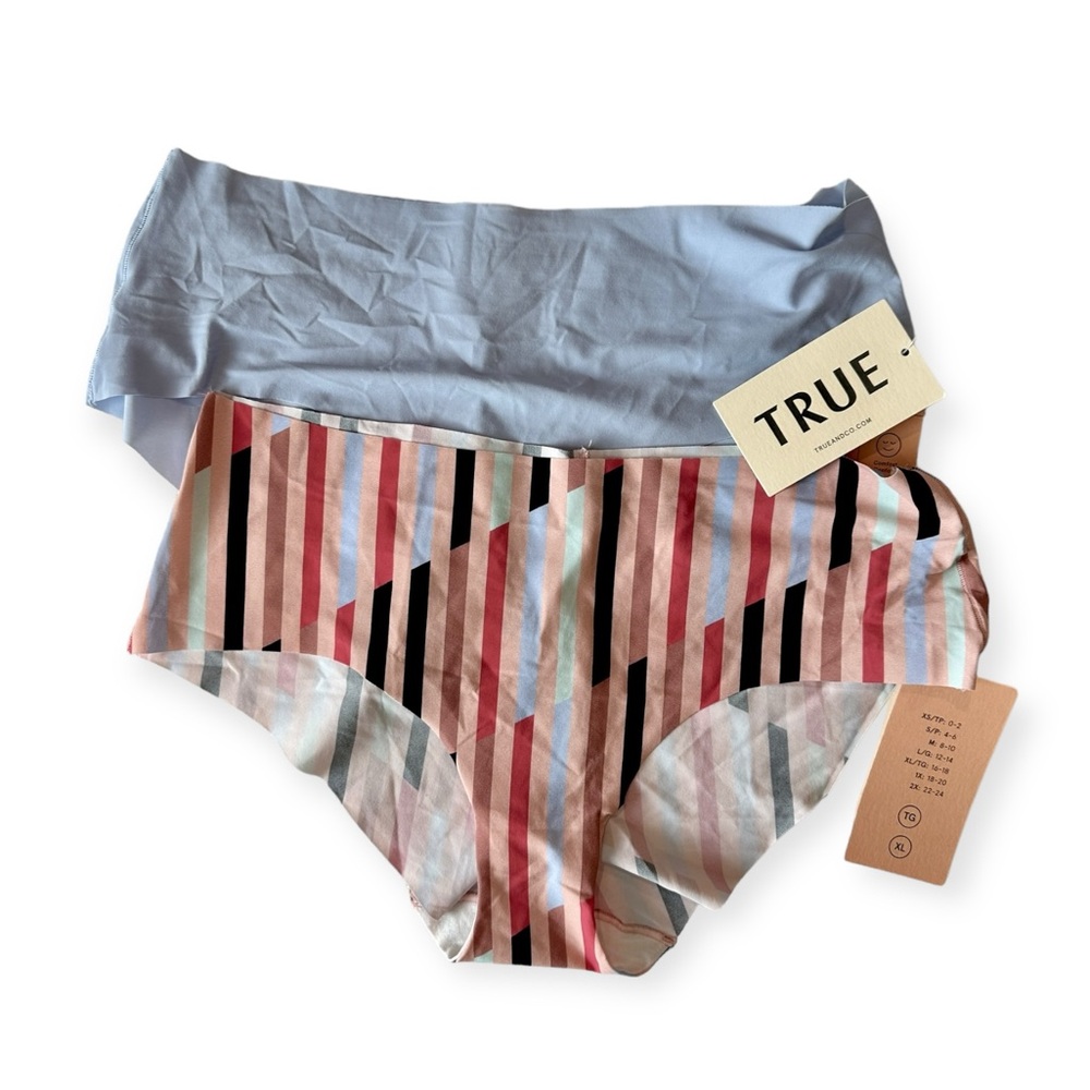 Set of 2 NWT XL True & Co. True Body Hipster Underwear Panties